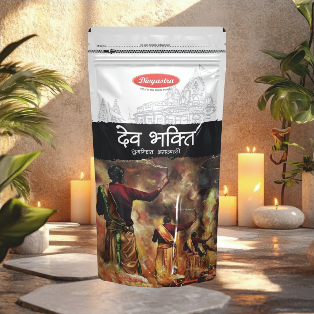 Divyastra Dev Bhakti Incense Stick Zipper - Pack of 12