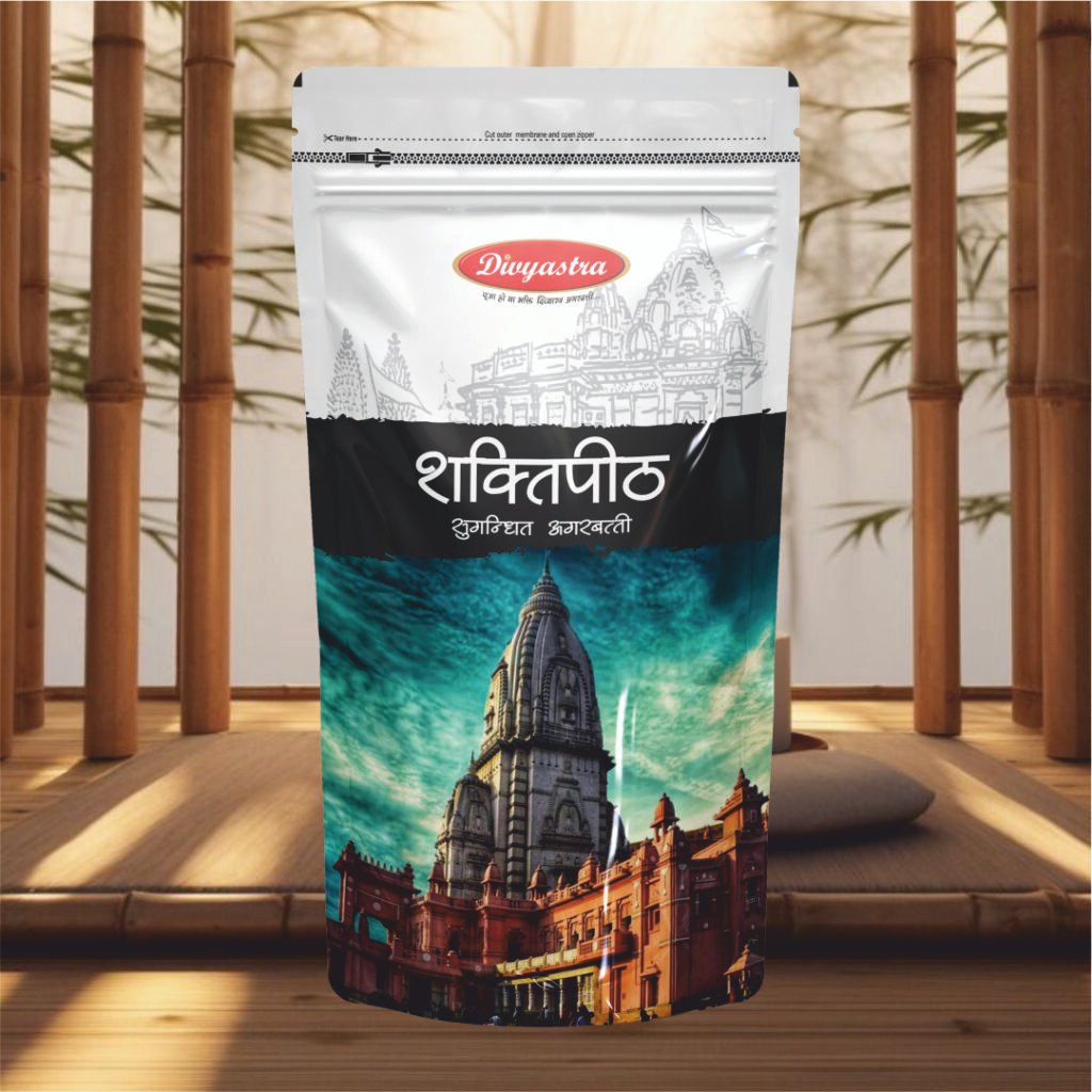 Divyastra Shaktipeeth Incense Stick Zipper - Pack of 12