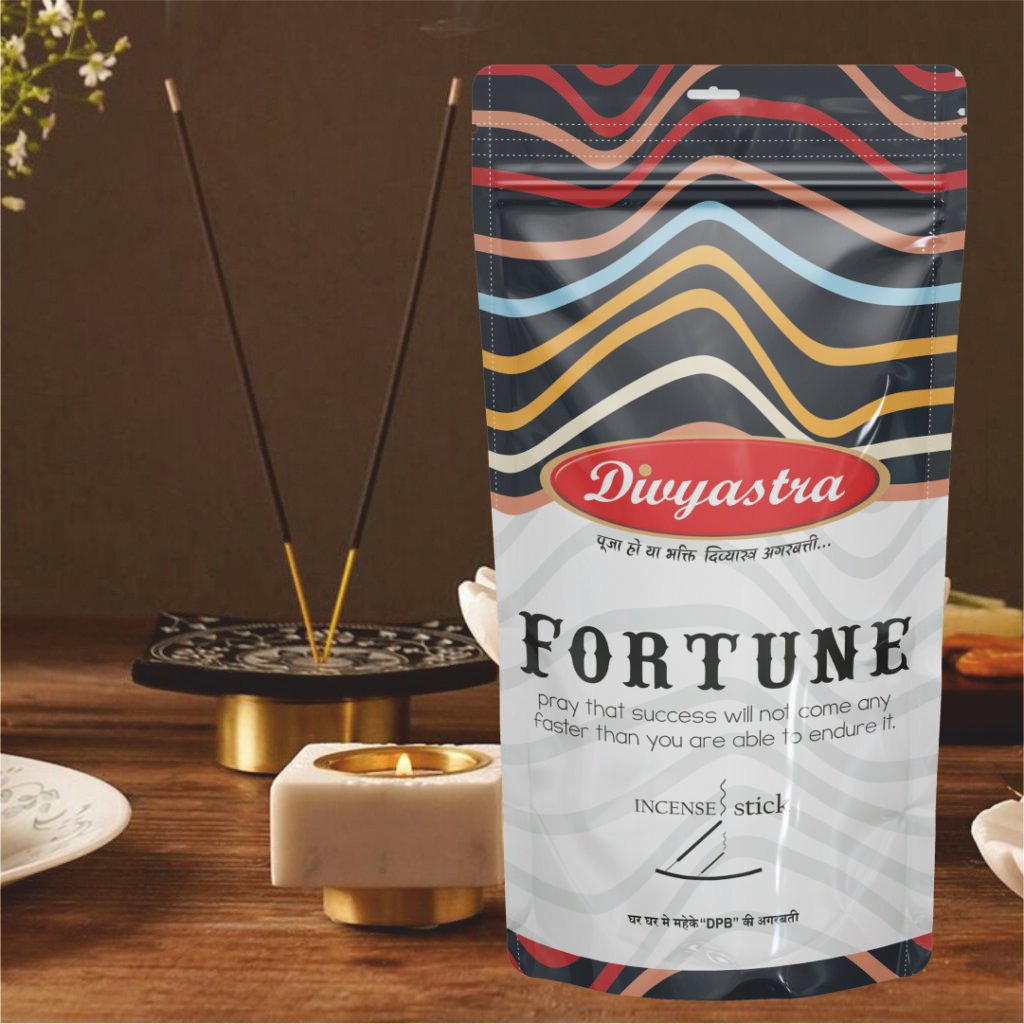 Divyastra Fortune Incense Sticks Zipper - Pack of 12