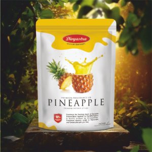 Divyastra Pineapple Incense Stick Zipper - Pack of 6