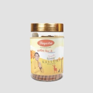 Divyastra Keshav Kasturi Jar Dhoop Stick  - Pack of 12