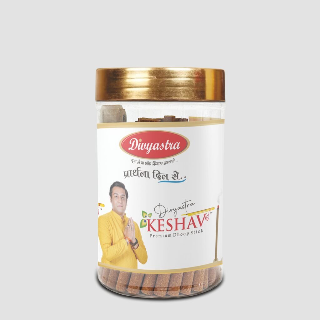 Divyastra Keshav Jar Dhoop Stick  - Pack of 12
