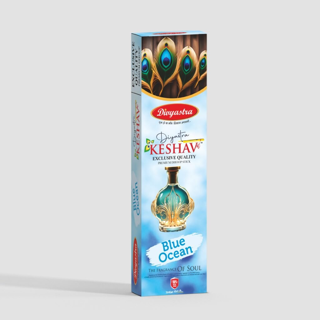 Keshav Blue Ocean Exclusive Premium Quality Dhoop Stick - Pack of 12