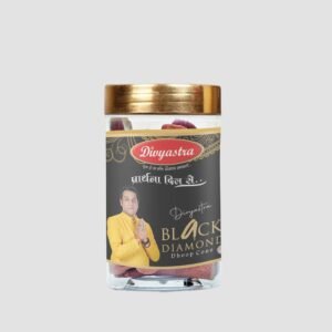 Divyastra Black Diamond Jar Dhoop Cone - Pack of 12
