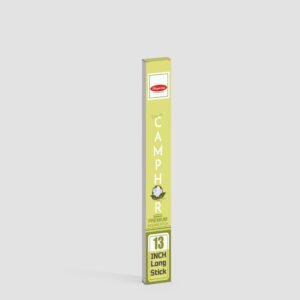 Divyastra Camphor 13 inch Long Incense Sticks - Pack of 12