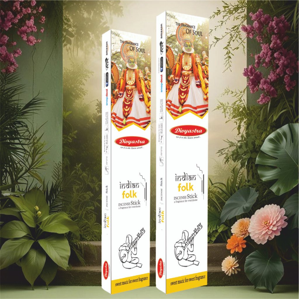 Divyastra Family Indian Folk Incense Stick - Pack of 12