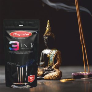 Divyastra 3 in 1 Incense Sticks Zipper - Pack of 12