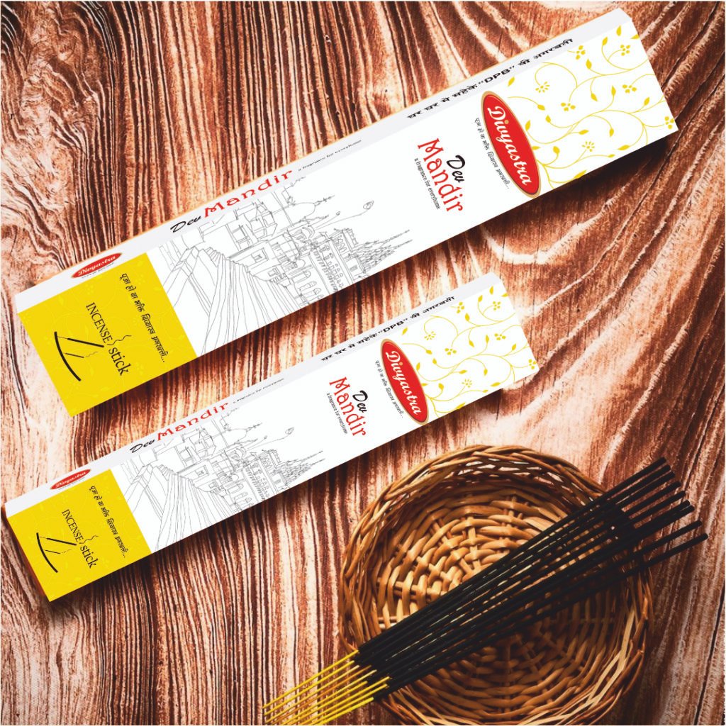 Divyastra Family Dev Mandir Incense Stick - Pack of 12
