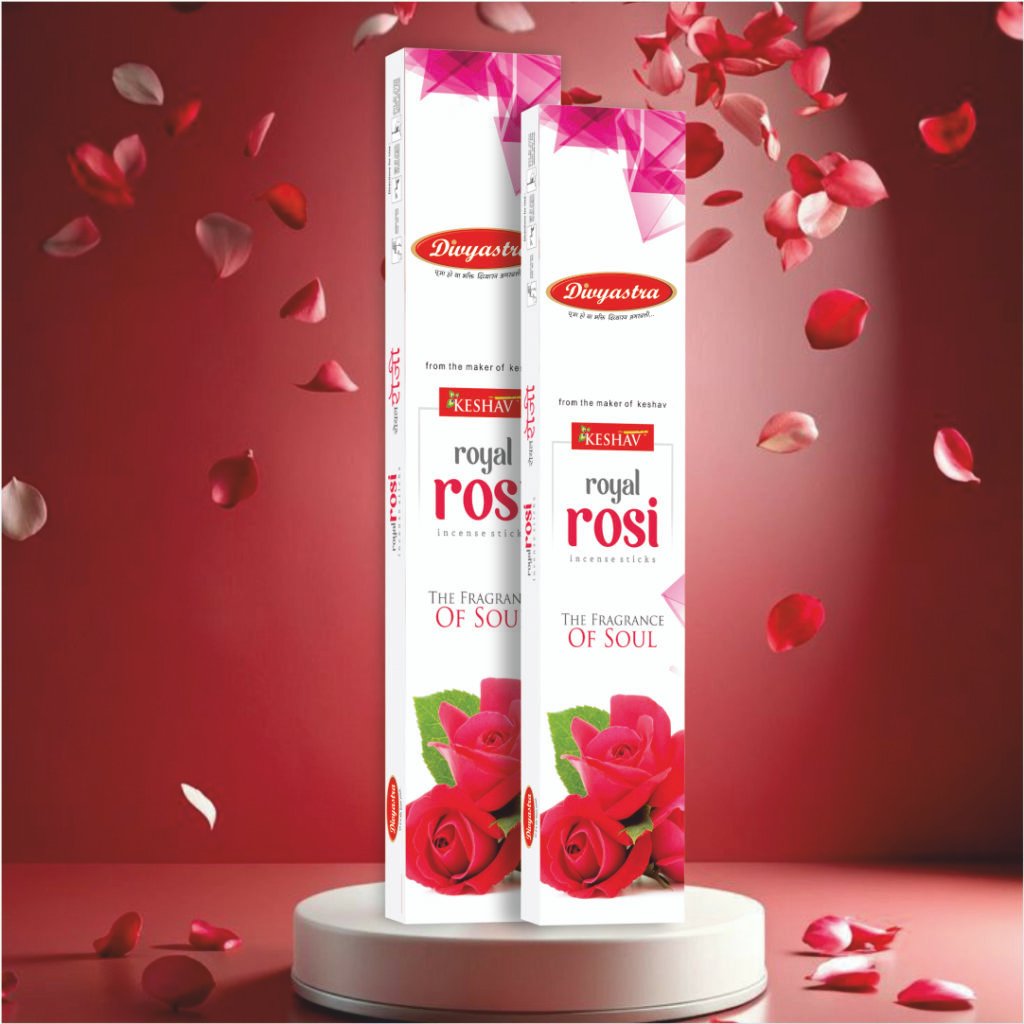 Keshav Royal Rosi Incense Stick - (Pack of 12)