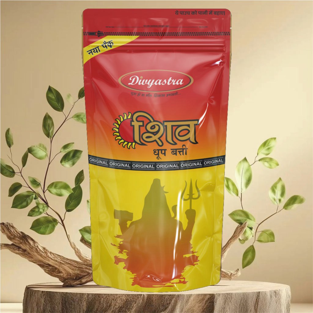 Divyastra Shiv Dhoopbatti Zipper - Pack of 12