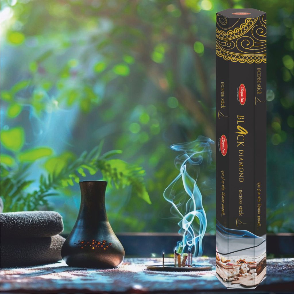 Divyastra Hexa Black Diamond Incense Sticks - Pack of 12