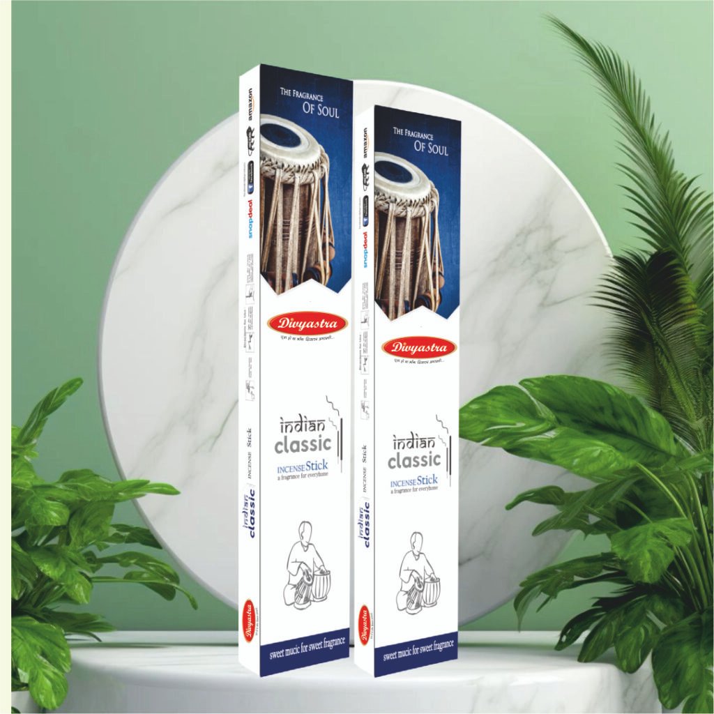 Divyastra Indian Classic Incense Stick - Pack of 12