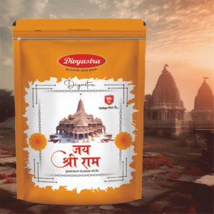 Divyastra Jai Shree Ram Incense Stick Zipper - Pack of 6