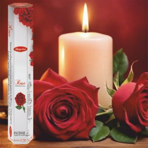 Divyastra Hexa Rose Incense Sticks - Pack of 12