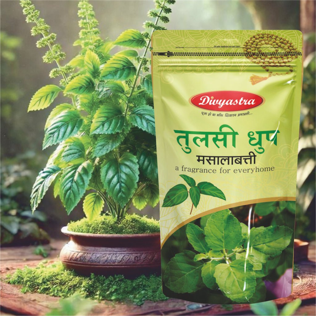 Divyastra Tulsi Dhoop Masalabatti Zipper - Pack of 12
