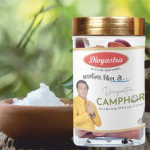 Divyastra Camphor Jar Dhoop Cone - Pack of 12