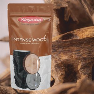 Divyastra Intense Wood Incense Stick Zipper - Pack of 12