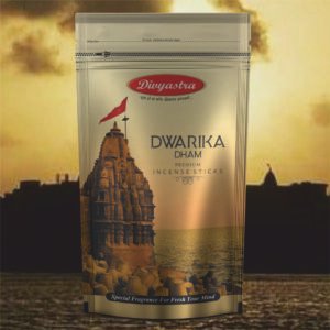 Divyastra Dwarika Dham Incense Stick Zipper - Pack of 12