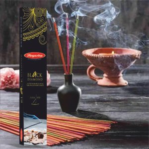 Divyastra Family Black Diamond Incense Stick - Pack of 12
