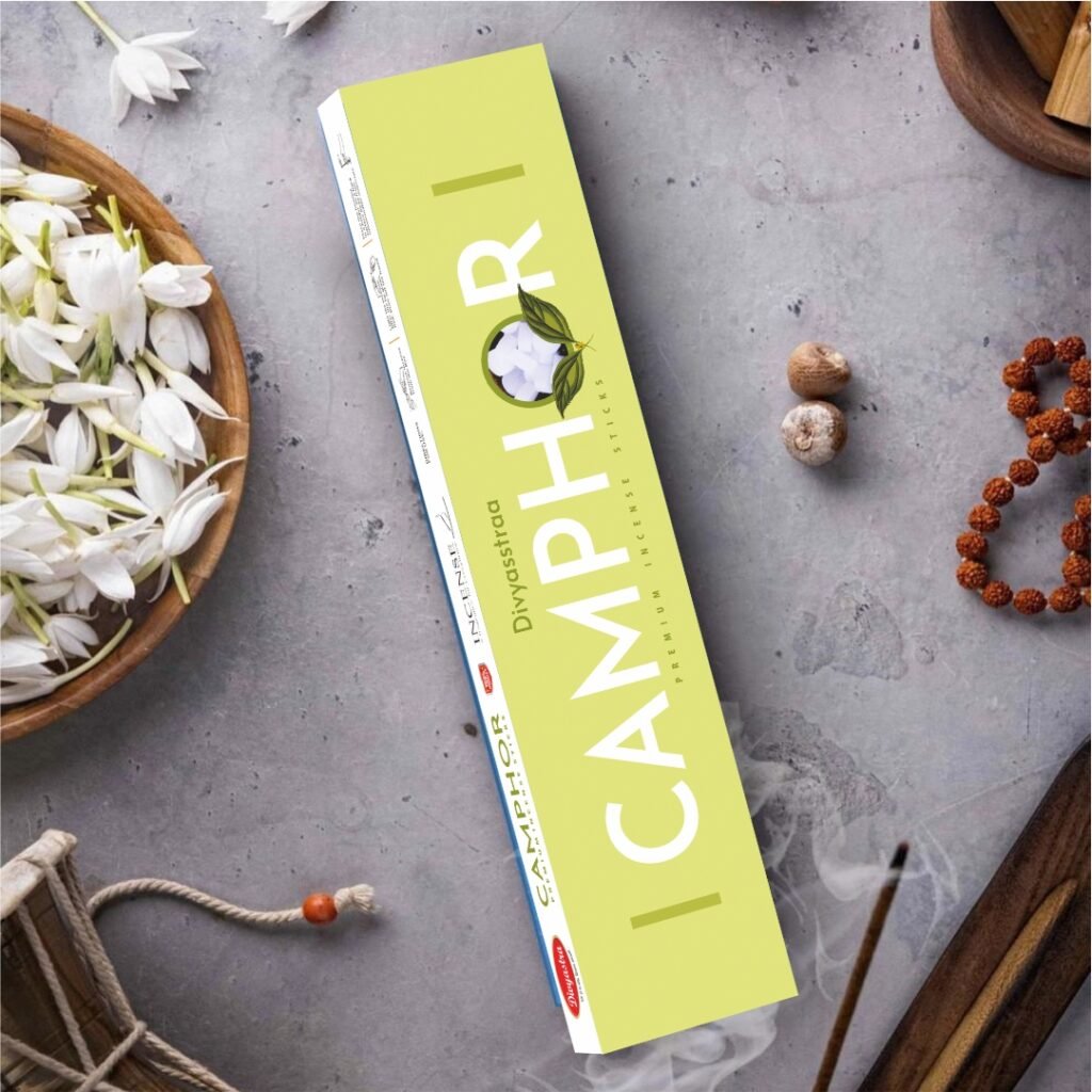 Divyastra Camphor Incense Stick - Pack of 12