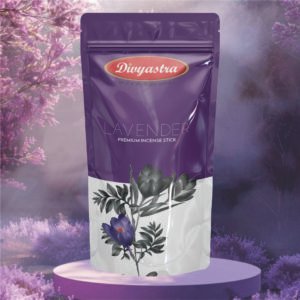 Divyastra Lavender Incense Stick Zipper - Pack of 12
