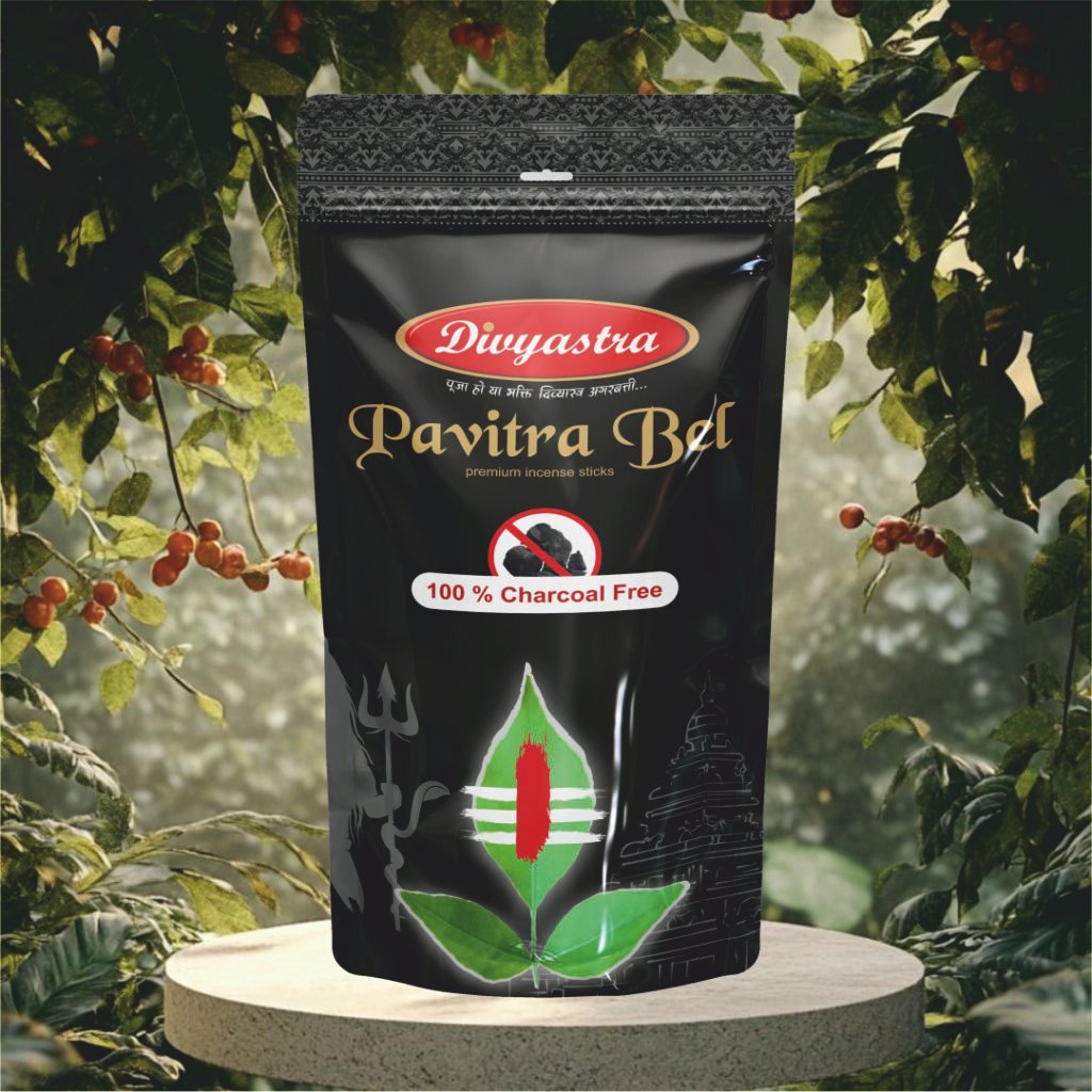 Divyastra Pavitra Bel Incense Sticks Zipper - Pack of 12
