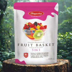 Divyastra Fruit Basket 5 in 1 Incense Stick Zipper - Pack of 6