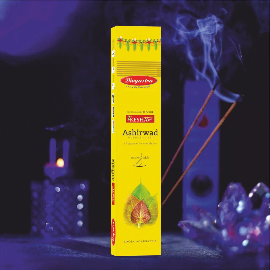 Divyastra Family Keshav Ashirwad Incense Stick - Pack of 12