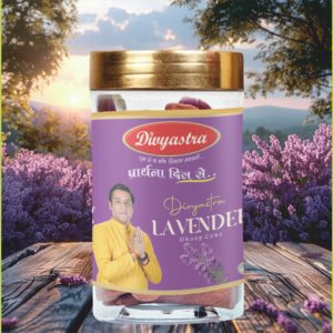 Divyastra Lavender Jar Dhoop Cone - Pack of 12